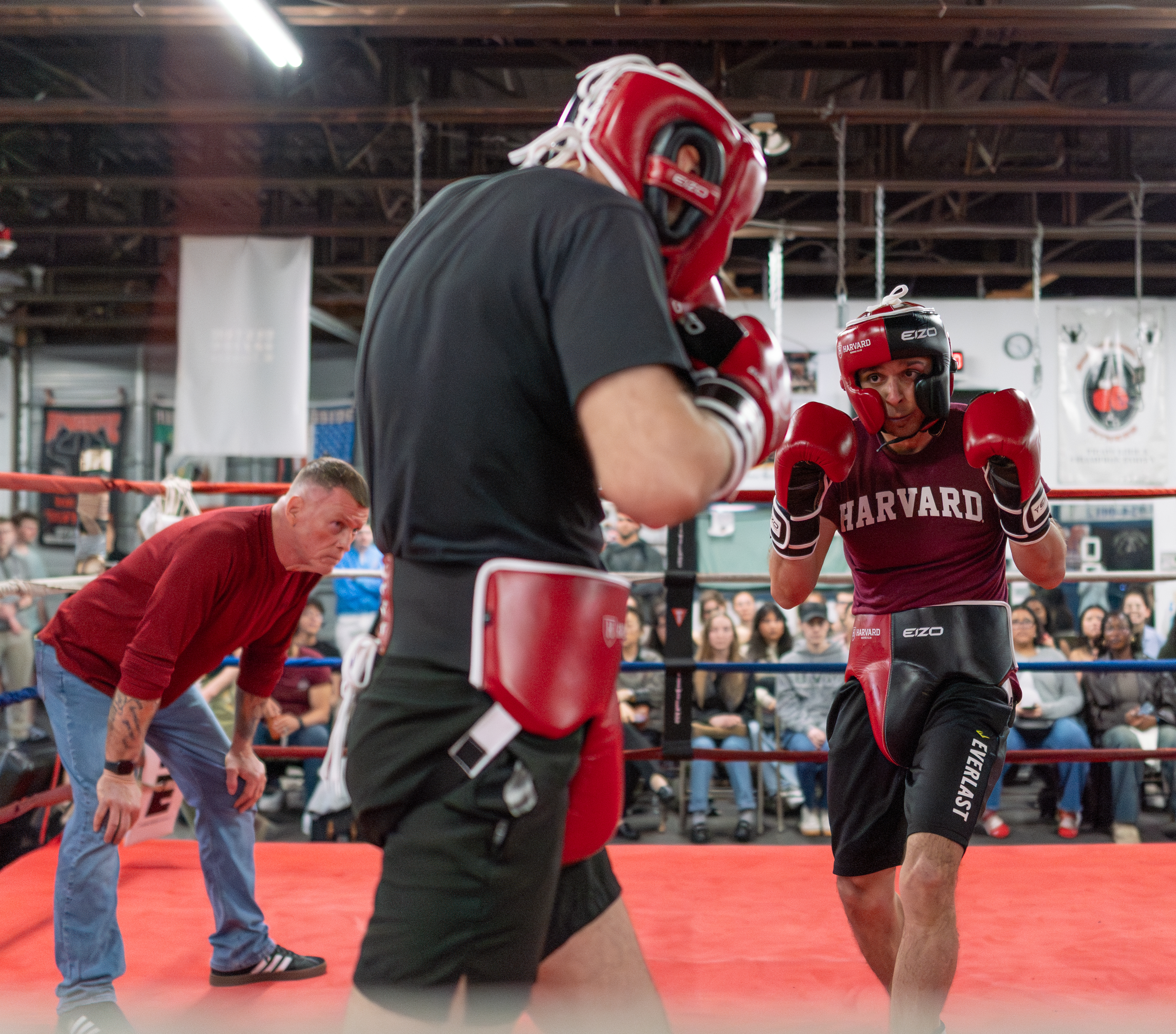 Pedro Henrique Ribeiro Santiago boxing at Harvard